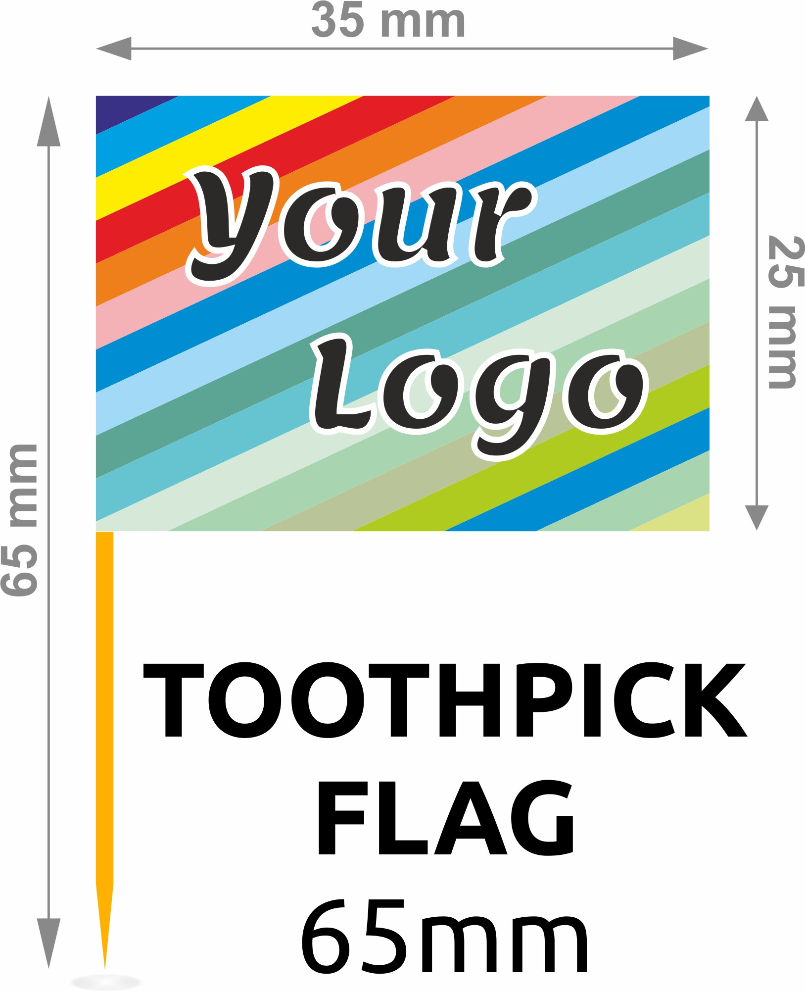 Custom Toothpick flags